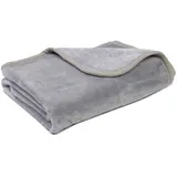 Gözze Decke PREMIUM CASHMERE silber - silber