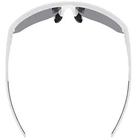 Uvex vectiv Sportbrille, white matt - mirror Pink/CAT3