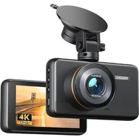 iZEEKER 4K Dashcam Auto, WiFi Dash Cam mit 32GB Karte, Front Auto Kamera mit Super-Nachtsicht, WDR, Notfallaufzeichnung, Parküberwa...
