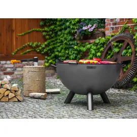 Cook King Feuerschale KONGO Ø 85 cm Schwarz