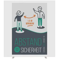 PAPERFLOW easyScreen Stellwand Abstand-Sicherheit 160,0 x 174,0 cm 3660141953121 PAPERFLOW