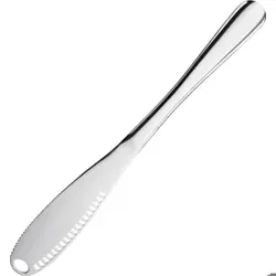 WESTMARK Butter- und Dekoriermesser mit Wellenschliff, Praktisches Buttermesser mit Schlitz-Struktur zum erstellen von Butterlocken, 1 Stück