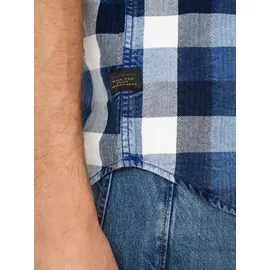 CAMEL ACTIVE Kurzarmhemd kariert Blau M