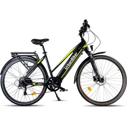 Urbanbiker Viena | Trekking E-Bike | 200KM Reichweite | Gelb | 28