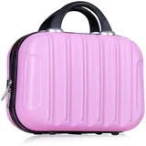 Tragbare Make up Organisatorbox Kosmetikkoffer, Schminkkoffer für Make up Kosmetiktasche für Reise Kulturbeutel auf Trolley aufsteckbar