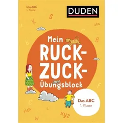 Mein Ruckzuck-Übungsblock Das Abc 1. Klasse