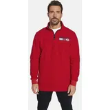 Jan Vanderstorm Fleece-Sweatshirt SIETSE rot- 52/54