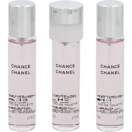 Chanel Chance Eau Tendre Eau de Toilette Nachfüllung 3 x 20 ml