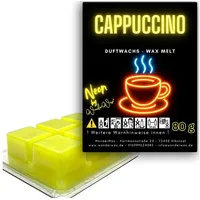 WonderWax Duftwachs WonderWax® Neon Duftwachs 6 Würfel, (Cappuccino), Duftrichtung: Cappuccino