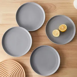 JIWOO Dessertteller Ø21 cm grau 4er Set