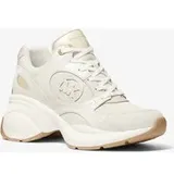 MK Sneaker Zuma Aus Leder Und Nylon - Goldton - Michael Kors - EU 39