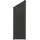 Plus Sichtschutz Schrägelement 55 x 170/140 cm schwarz Polyrattan