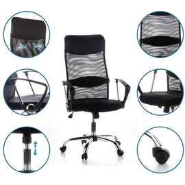 HJH Office Aria High schwarz