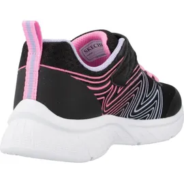 SKECHERS Microspec Plus - Swirl Sweet Kinder Mädchen Sneaker Schuhe 303535L BKMT, Schuhgröße:33 EU