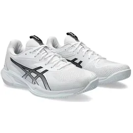 ASICS Solution Speed FF 3 Clay Sneaker, White/Black, 45 EU)
