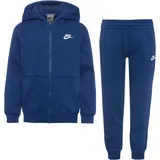 Nike Sportswear Club Fleece Trainingsanzug Kinder 410 midnight navy/white S 128-137 cm
