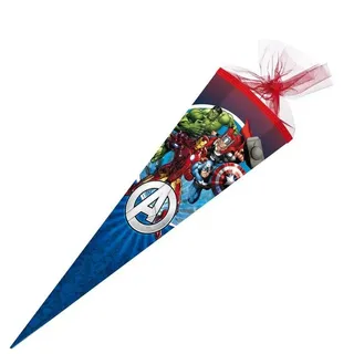 NESTLER Schultüte Avengers 85cm 6-eckig, Tüll Posa