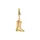 KUZZOI Charm Cowboy Stiefel Gold