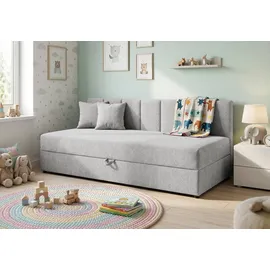 s-style möbel Lenny Tagesbett 90 x 200 cm grau