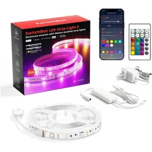 SwitchBot LED Streifen 500 cm Kaltweiss/RGB/Warmweiss/Weiss