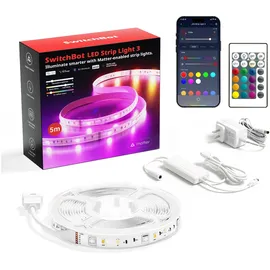 SwitchBot LED Streifen 500 cm Kaltweiss/RGB/Warmweiss/Weiss