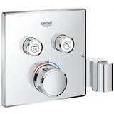 Grohe Grohtherm SmartControl Thermostat mit 2 Absperrventilen und integriertem Brausehalter (29125000)
