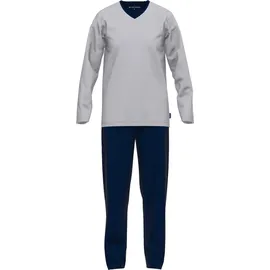 TOM TAILOR Pyjama »Nevada«, Gr. 50, blau-dunkel-Ringel, , 20780651-50