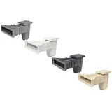 OKU Slim Skimmer Lux mit Messingbuchse,grau RAL7004