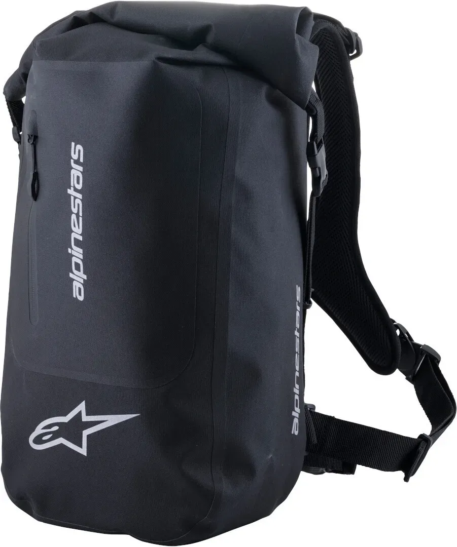 Alpinestars Sealed Motorcycle Backpack Motor rugzak, zwart Voorman