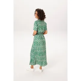 Aniston CASUAL Sommerkleid mit Ornamenten und grafischen Blumen grün 38