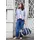 street one studio Blouson Damen Blau 34