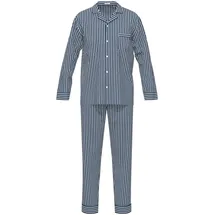 Seidensticker Pyjama Baumwolle Blau M (50)