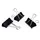 Pavo - Vielzweck Klammern, 32 mm, 12-er Packung, schwarz, 8042104