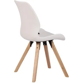 CLP 2er Set Stuhl Luna weiß/Kunstleder