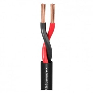 SOMMER CABLE 440-0051FC Lautsprecherkabel 2 x 4.00mm2 Schwarz Meterware