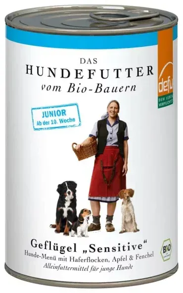 defu Hund Junior Geflügel Sensitiv bio 400g