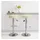 vidaXL Barhocker 2 Stk. 0 x 0 cm Creme