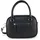 HARPA Schultertasche "TELLIE", Damen, Gr. B/H/T: 9,5cm x 19cm x 25,5cm, schwarz, Lederimitat, unifarben, Taschen Schultertasche, mit drei Hauptfächern