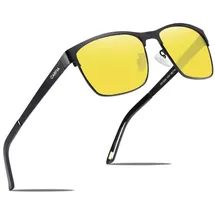 luxuskollektion Polarisierte Sonnenbrille Herren Metallrahmen UV 400 Fahrerbrille