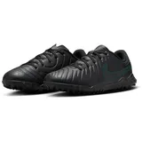 Nike Jr. Tiempo Legend 10 Academy Sneaker, Black/Black-Deep Jungle, 34 EU