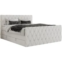 MKS Miren King Duo 180 x 200 cm H3 Weiß