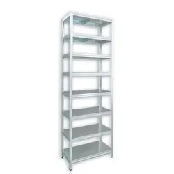 Abstellraum Regale Biedrax 40 x 60 x 270 cm verzinkt - 8 Fachböden