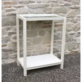 GRASEKAMP Pflanztisch Calabria 75 x 45 x 97 cm weiß