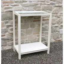 GRASEKAMP Pflanztisch Calabria 75 x 45 x 97 cm weiß