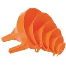 Pressol Trichter-Set 6teilig Kunststoff 0,05 l/1,2 l 160 mm orange