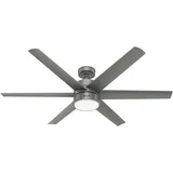 Hunter Solaria 152 cm Deckenventilator Silber