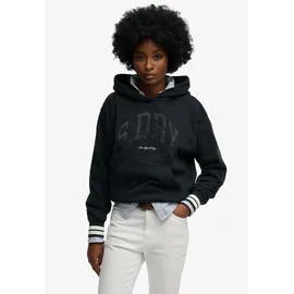 Superdry Country Club Varsity Hoodie Marine XS