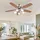 GLOBO LIGHTING 130 cm Deckenventilator Braun