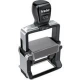 Trodat professional 4.0 5204 Textstempel mit individueller Textplatte, 56x33mm, silber/schwarz
