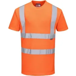 PORTWEST® Warnschutz T-Shirt RT23 Bahn, orange 1 Stück, Größe: S